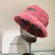 Balenciaga Cashmere Bucket Hat In Pink