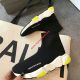 Balenciaga Speed Sneaker In Black/Yellow