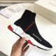 Balenciaga Speed Sneaker In Black/Red